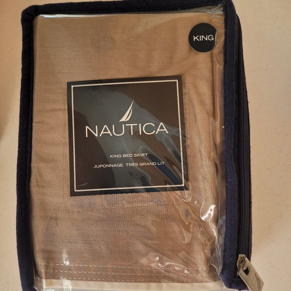 NAUTICA KING BED SKIRT